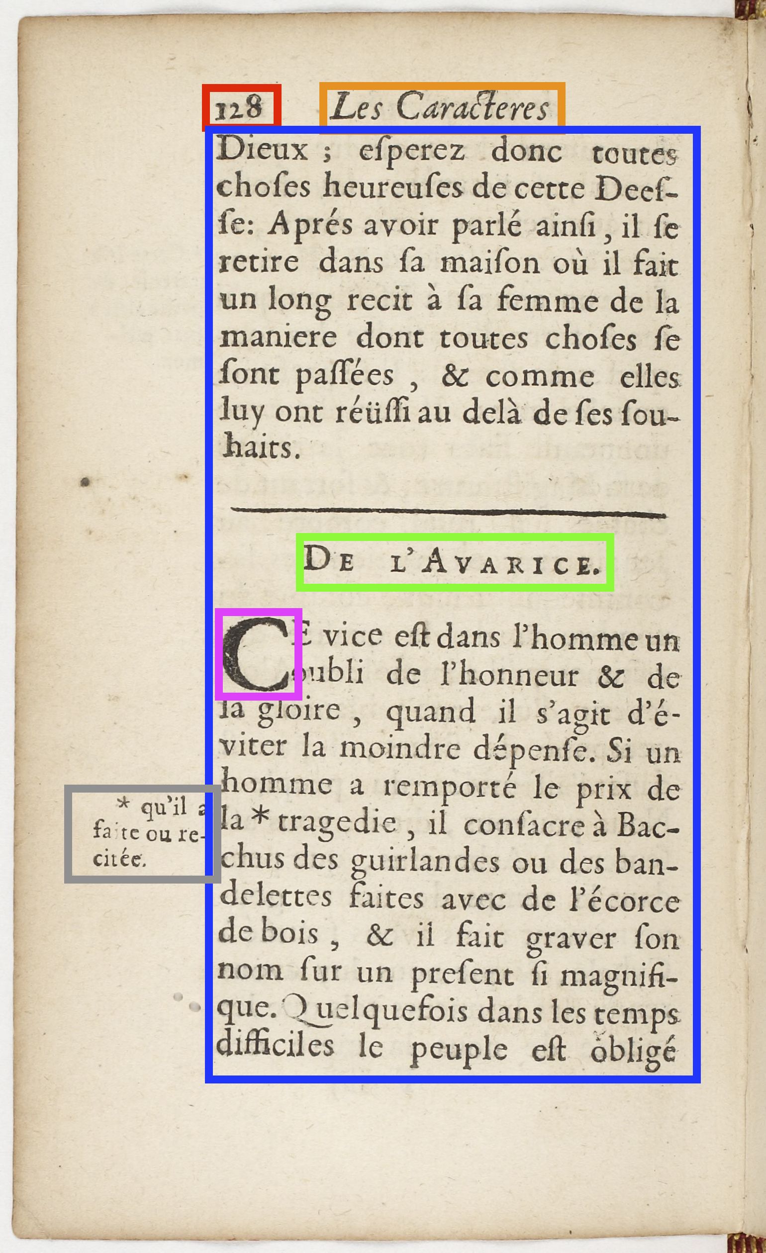 La Bruyère, Les Caractères, 1688, p. 128.